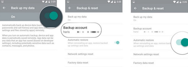 Servizio di backup