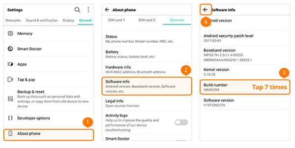 Aktivér USB Debug Mode på LG Phone