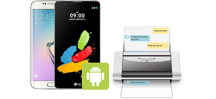 Print Text Messages on Android