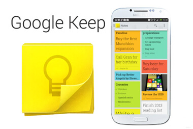 Beste notat-app for Android - Google Keep