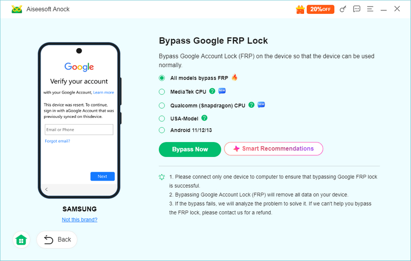 All Models Bypass FRP