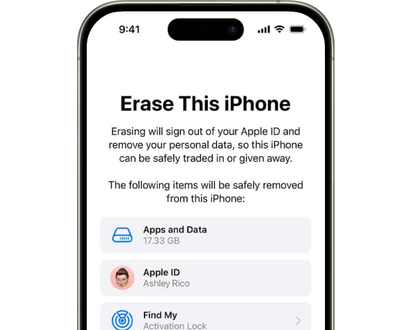 Erase iPhone without Apple ID