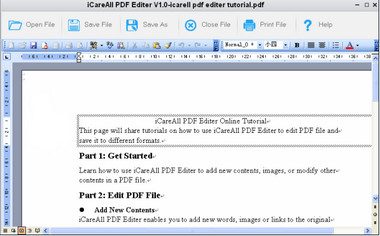 iCareAll PDF-redigerare