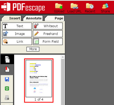 Online pdf editor