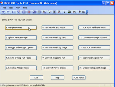 PDFill Strumenti PDF