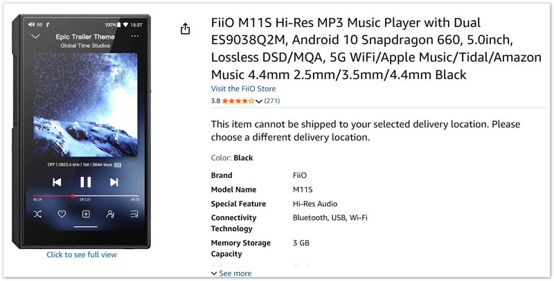 Fiio M11s