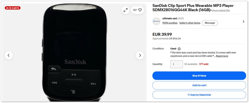 Sandisk Clip Sport Plus