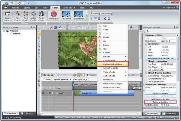 Editor video gratuito VSDC