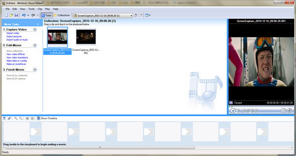 A Windows Movie Maker