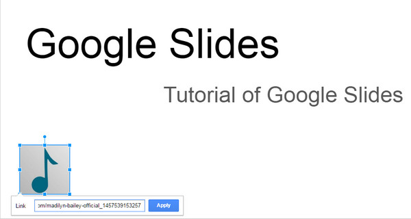 Føj musik til Google Slides