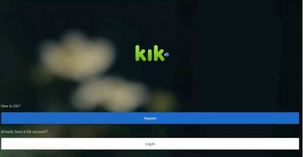 Kik Messenger登錄