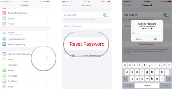 Come reimpostare la password di Notes