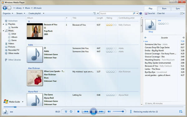 Konwerter MP3 WAV - Windows Media Player