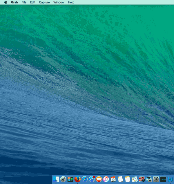 在Mac上使用Grab打印屏幕
