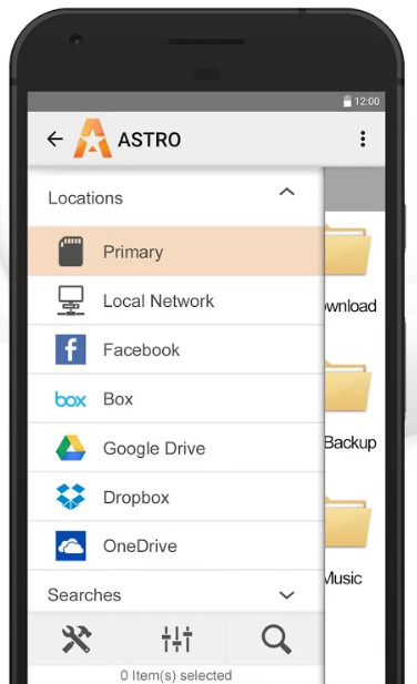 Alternativa a Root Explorer - File Manager ASTRO