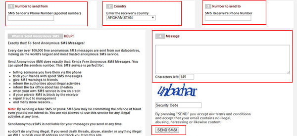 Anonym SMS