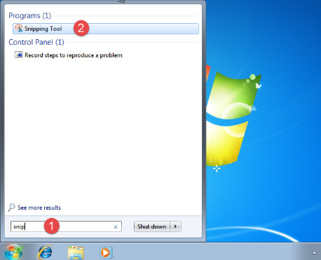 Ножницы для Windows 7