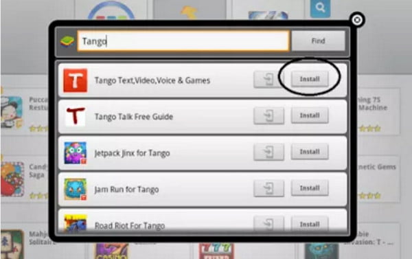 Installer Tango