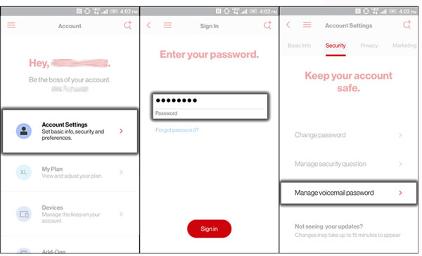 Wijzig Voicemail-wachtwoord Verizon