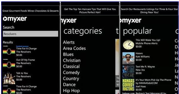 Zedge Ringtone-app - Myxer gratis ringetoner