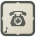 Ikona dzwonków starego telefonu