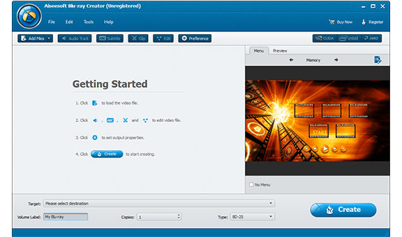BD 소프트웨어 툴킷 - Blu-ray Creator