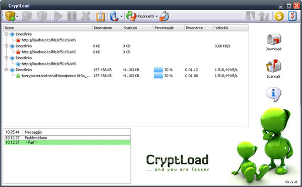 scarica video con CryptLoad