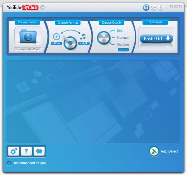 YouTube per clic