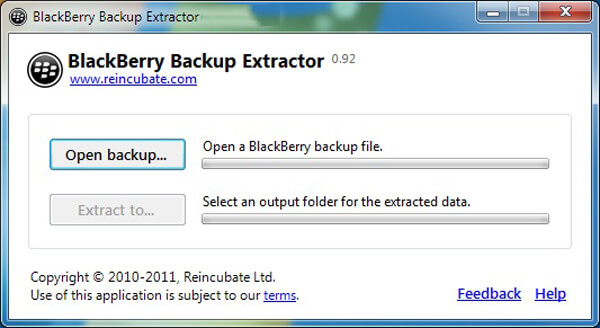 best blackberry backup extractor