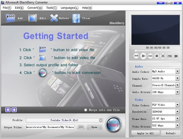 iMoviesoft BlackBerry Converter pro Mac