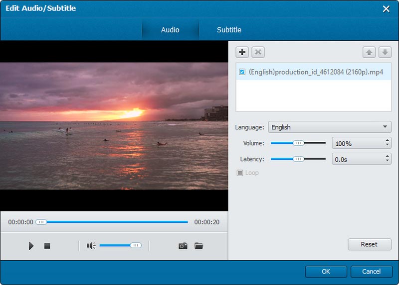 pas het video-effect aan