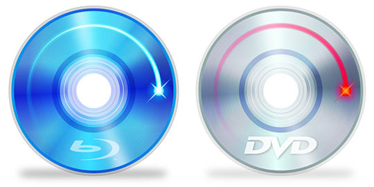 Blu-ray и DVD-диск