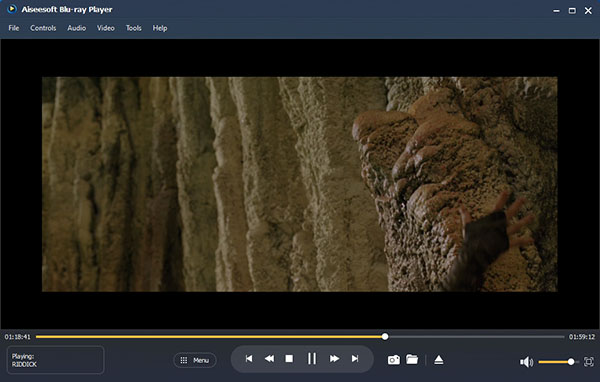 Screenshot of Aiseesoft Blu-ray Player