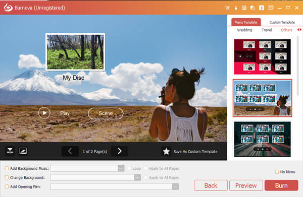 Choose Yoga DVD Menu Template