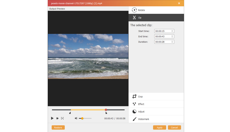 Clip file multimediali