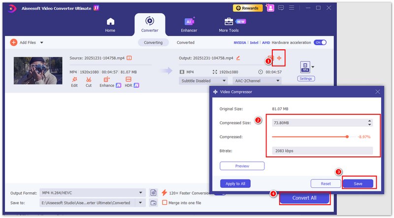 Compress Video to Smaller Size