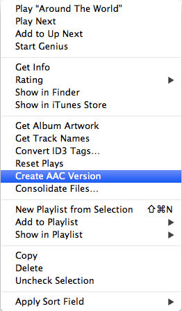 Create AAC Version