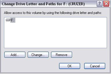 Change Drive Letter