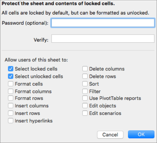 Modify the worksheet