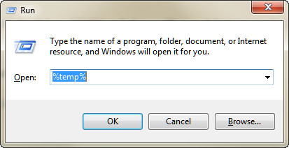 Open Temp Folder