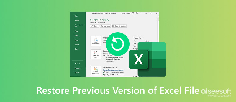 Recover Excel File Saved Over