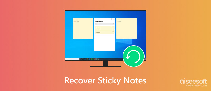 Gendan slettede sticky notes