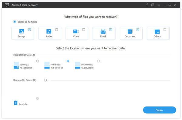 Start Data Recovery