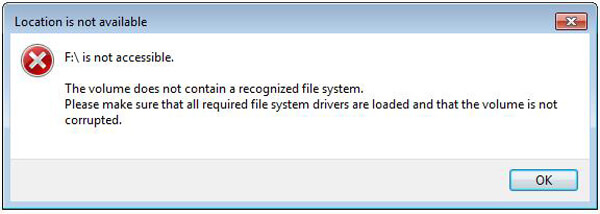 USB Drive Is Not Accessible