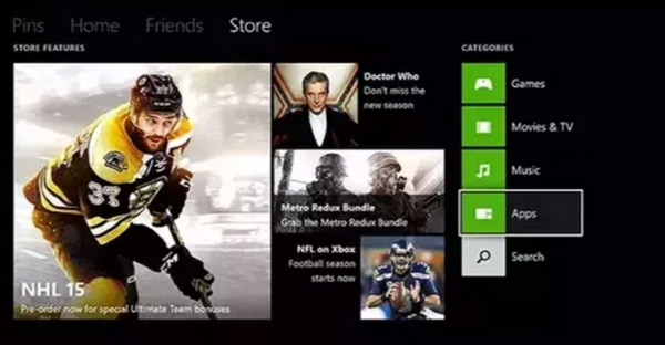 Xbox One áruház