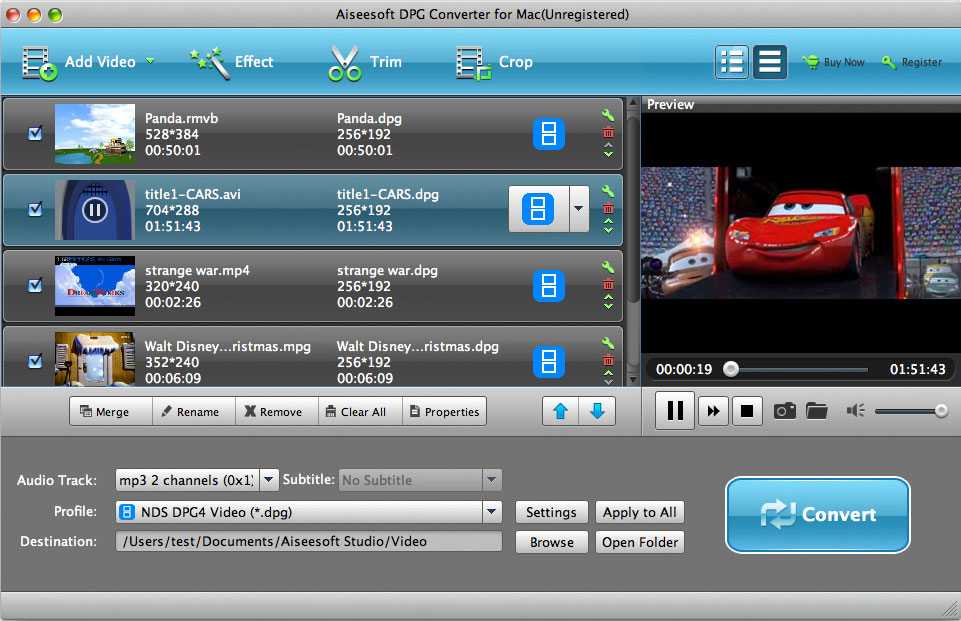 Aiseesoft DPG Converter for Mac software