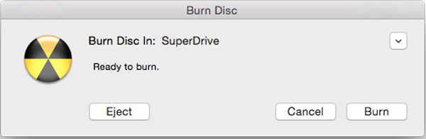 Polta DVD Mac-tietokoneessa