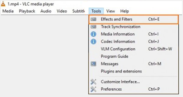 Muokkaa videota VLC-työkaluilla