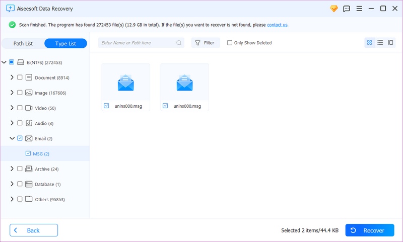 USB Email Recover