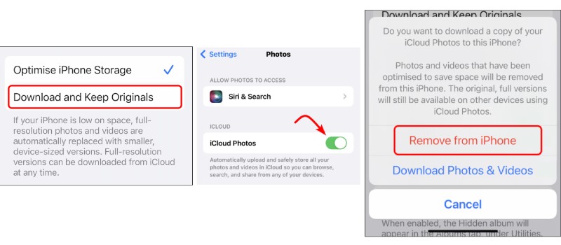 İCloud Fotoğraflarını Devre Dışı Bırakma